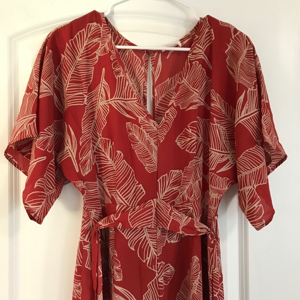 Resort wear jumpsuit 3/4 length